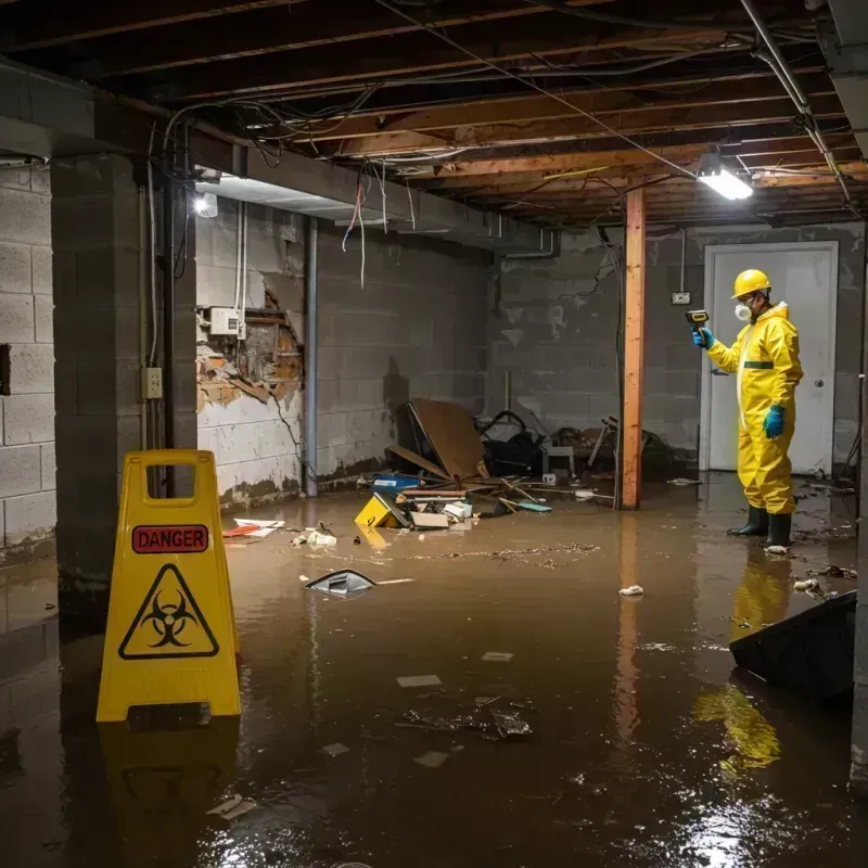 Flooded Basement Electrical Hazard in Lone Tree, CO Property